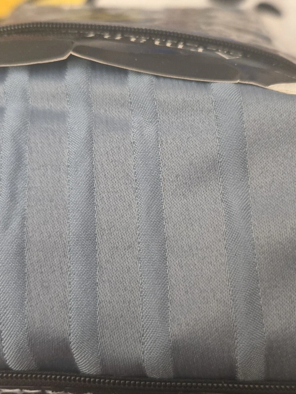 Mineral Blue Polyester Curtain Panel